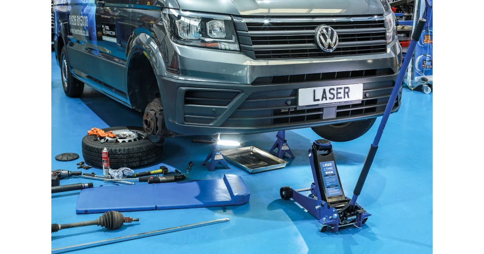 New trolley jack range from Laser Tools