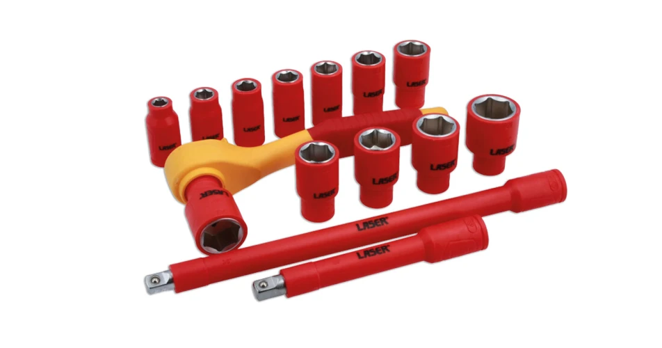 VDE certified insulated socket set from Laser Tools&nbsp;