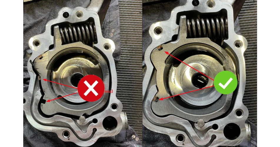 Variable oil pump failures