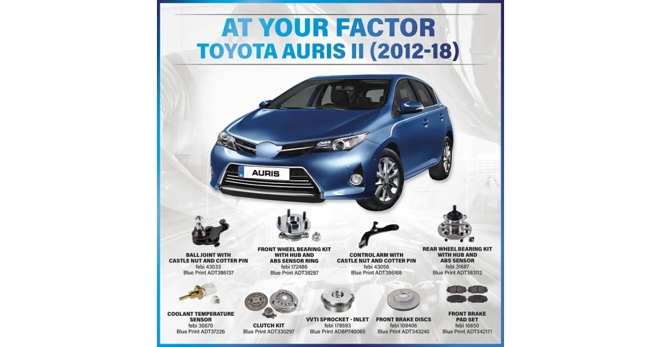 At Your Factor Toyota Auris II (2012 - 2018)