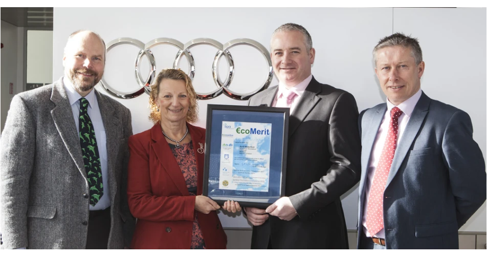 EcoMerit award for Audi Waterford