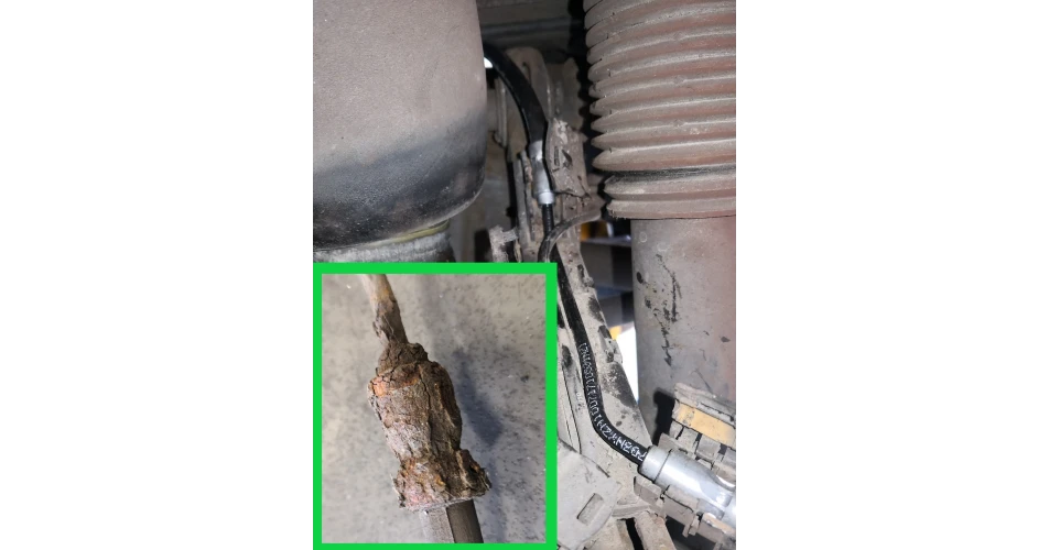 BMW X5 - Brake pipe corrosion