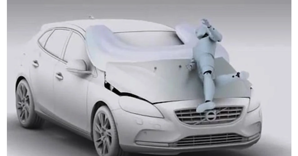 Pedestrian airbags from Volvo