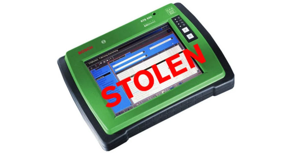 Robbery of diagnostic computer