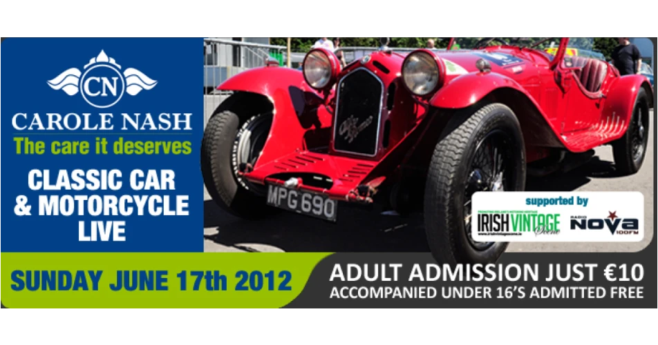 Classic Car &amp; Motorcycle Live at Mondello