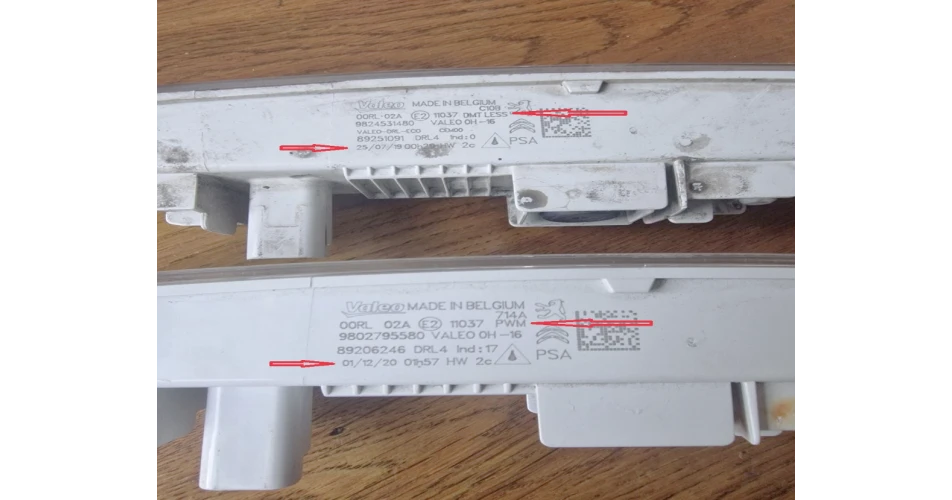 Mis-matched DRLs causing problems