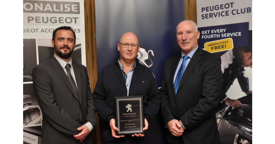 Doyles Garage wins Peugeot Service Dealer of the Year