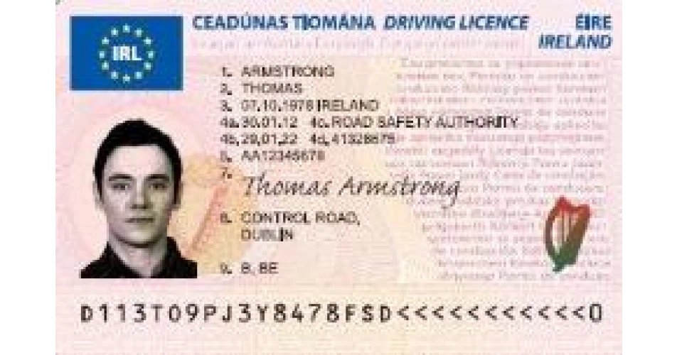 First New European Driving Licence Issued Autobiz Ie   DrivingLicence 