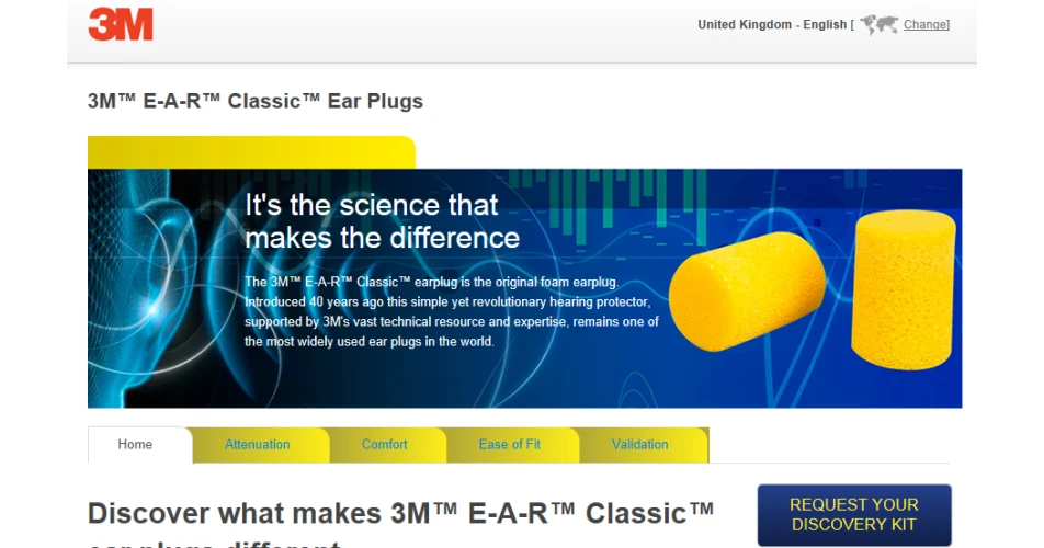 3M re-launches E-A-R brand Classic earplugs