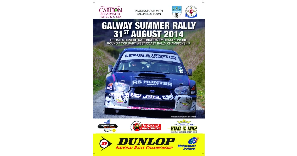 Carlton Shearwater Hotel sponsors Galway Summer Rally again