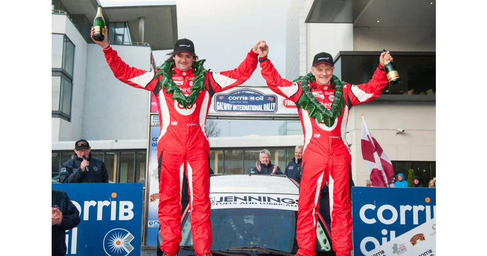 Garry Jennings wins Corrib Oil Galway International Rally