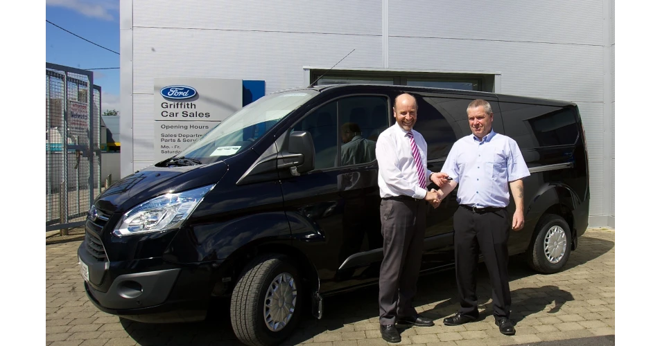 Lotto Winner Gerry collects his new Transit