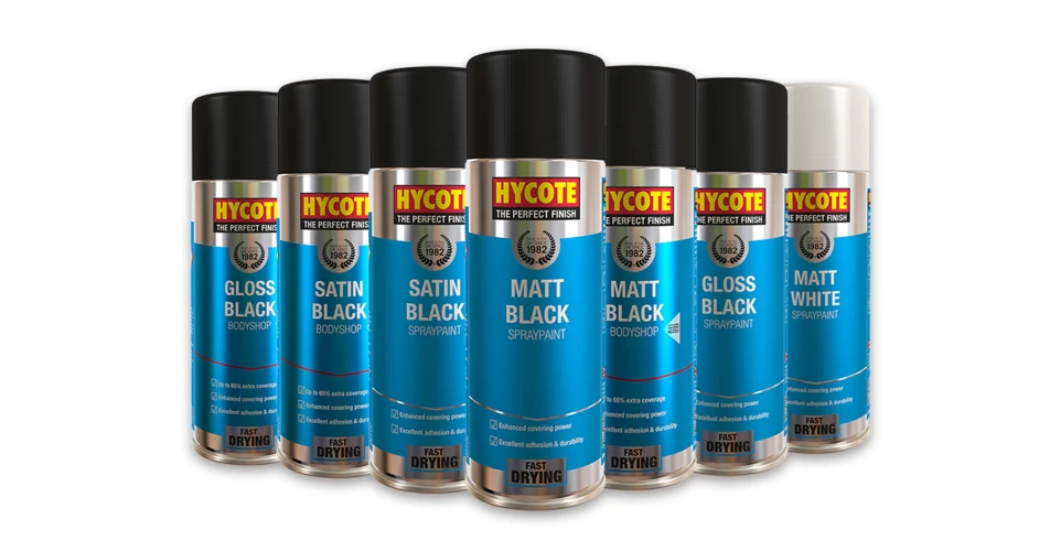 Team P R Reilly introduces new range of Hycote Aerosols