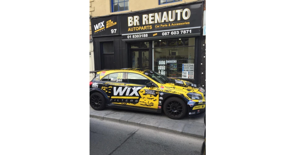 Wix BTCC Mercedes on tour in Ireland 