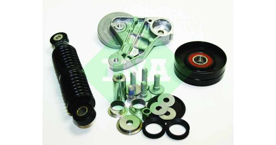 INA tensioner range extension