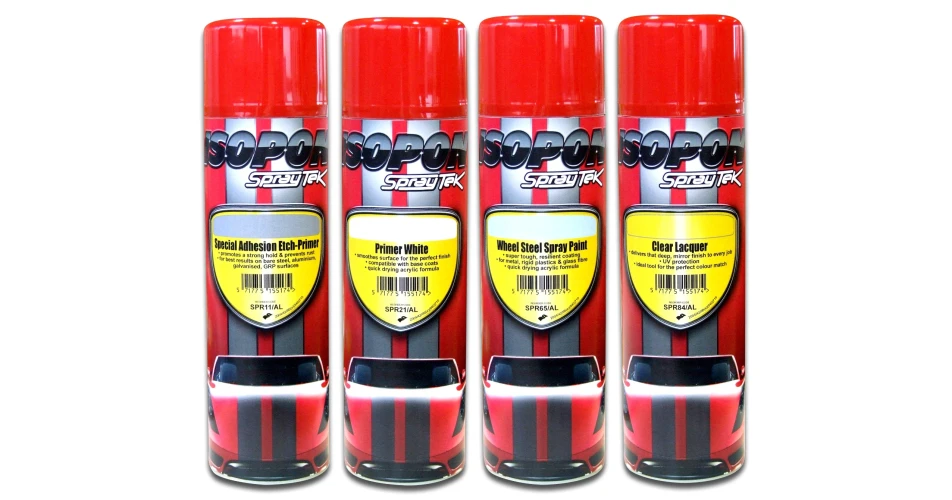 New spray paint aerosols from ISOPON