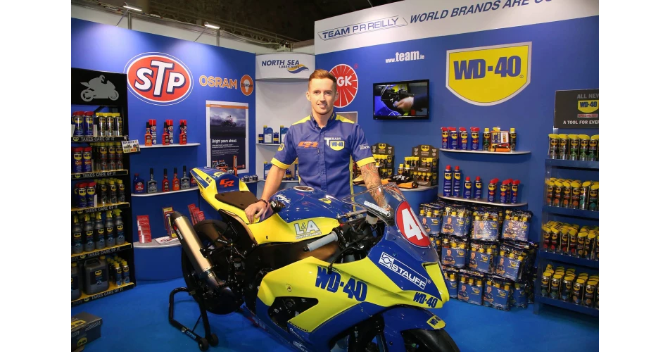 Team launches special WD-40 range at the Irish Motorbike and Scooter Show 