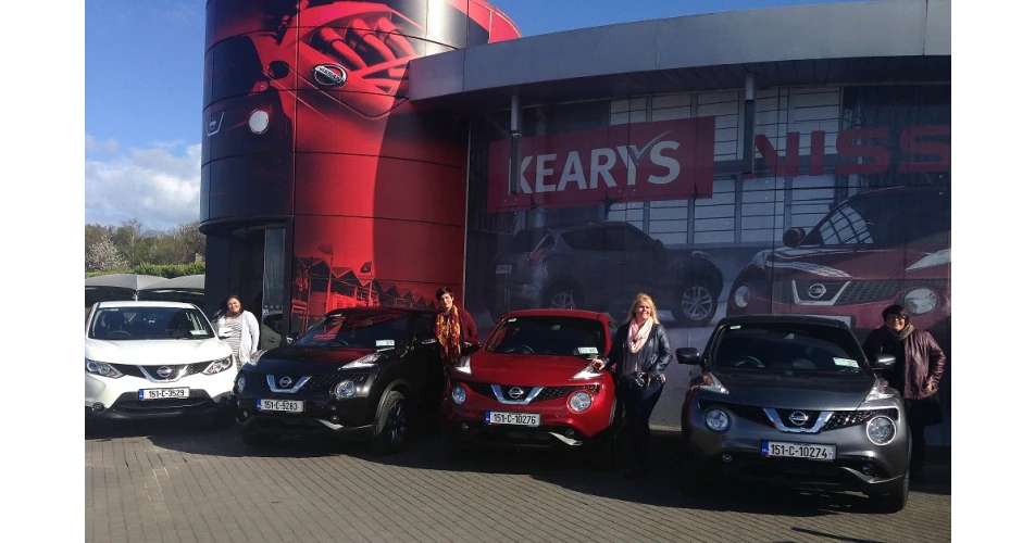 Family affair at Keary&#39;s Nissan as Kinsella sisters collect their cars