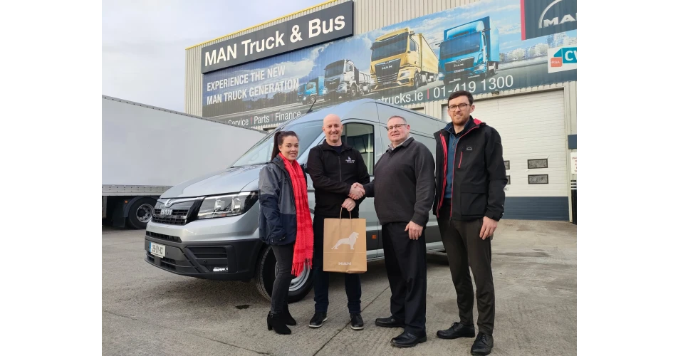 1,000th new MAN TGE van sold in Ireland