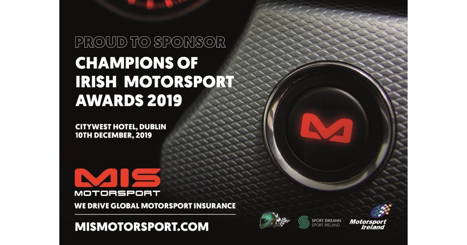 MIS Motorsport to sponsor Champions of Irish Motorsport Awards