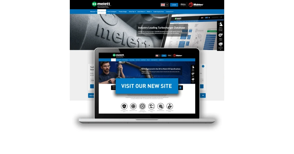 New Melett website enhances turbo offering