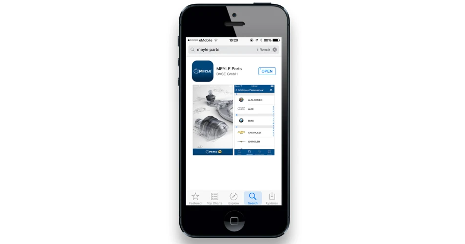 New updated MEYLE Parts App 