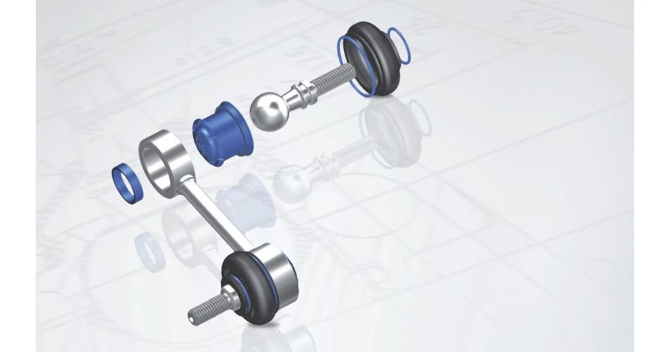 Stabiliser link with wrench attachment