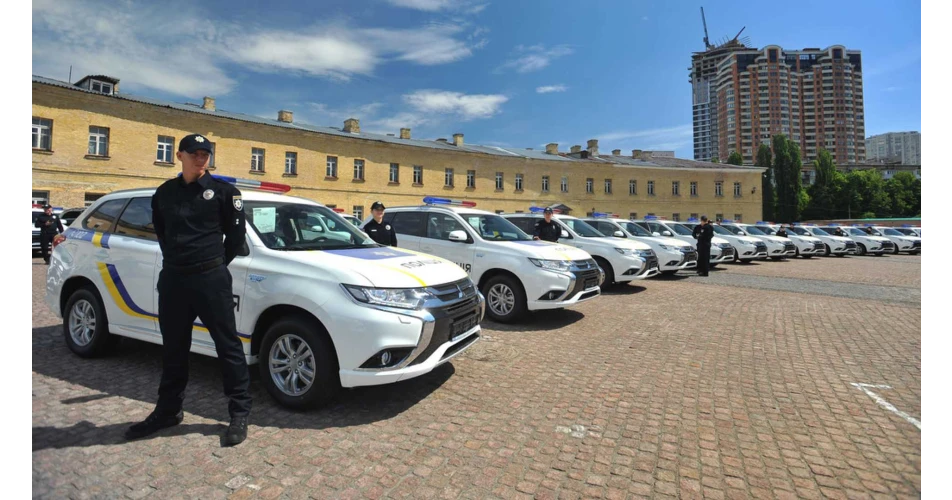 Ukrainian Police take delivery of Mitsubishi Outlander PHEVs