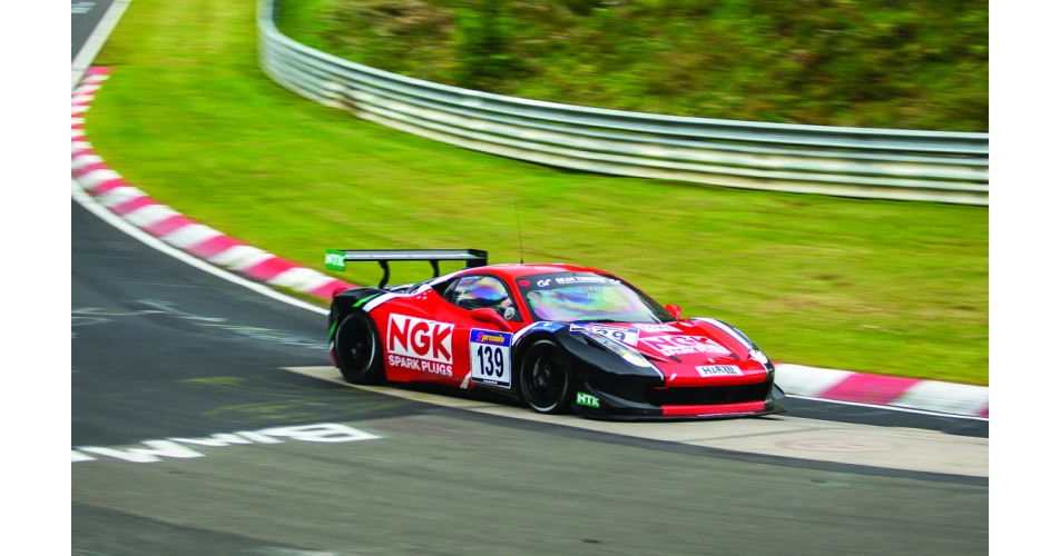 NGK RaciNGK Team celebrates victory at the Ring 