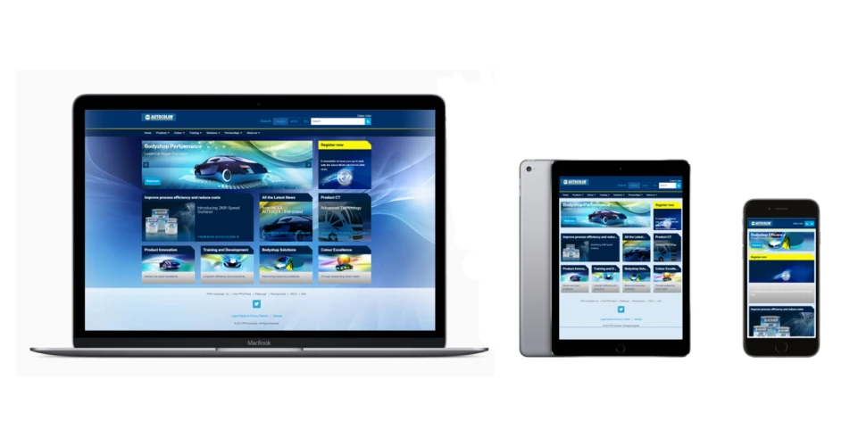 New fully responsive NEXA AUTOCOLOR website