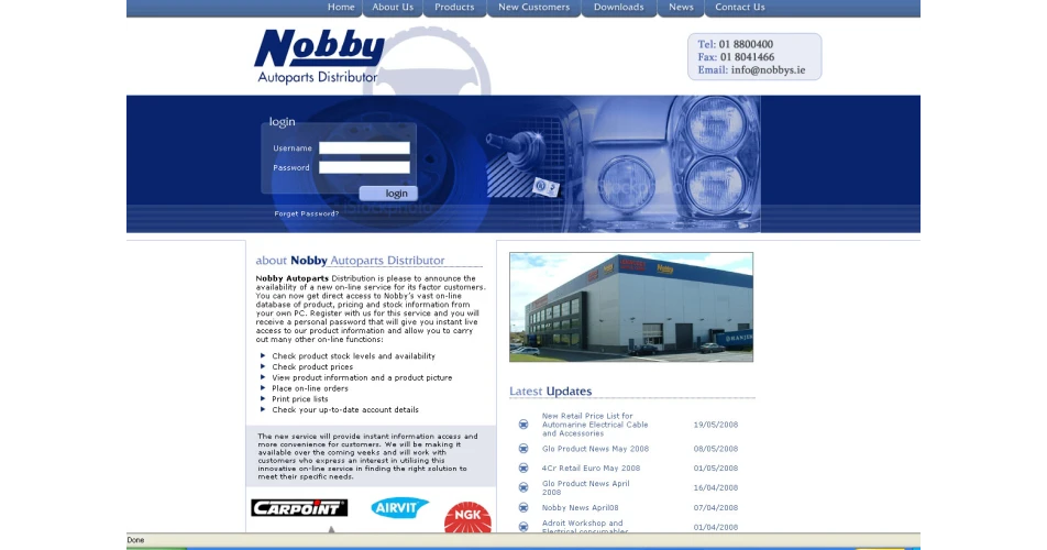 Nobbys goes live on line