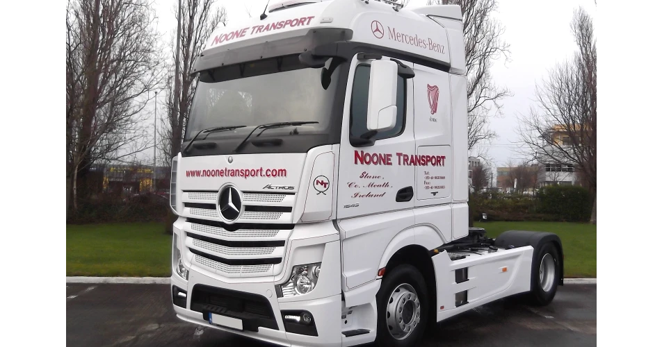 Noone Transport drive Mercedes-Benz Actros