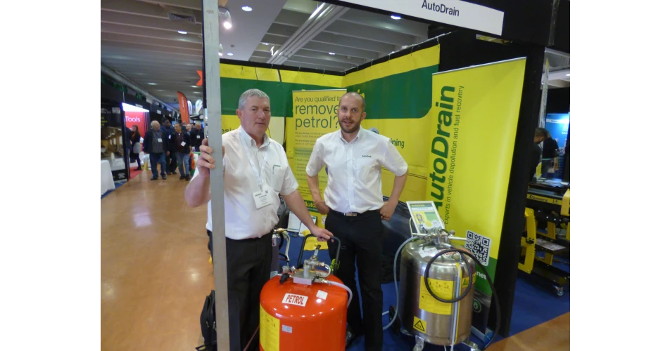 AutoDrain shows new economical fuel recovery equipment