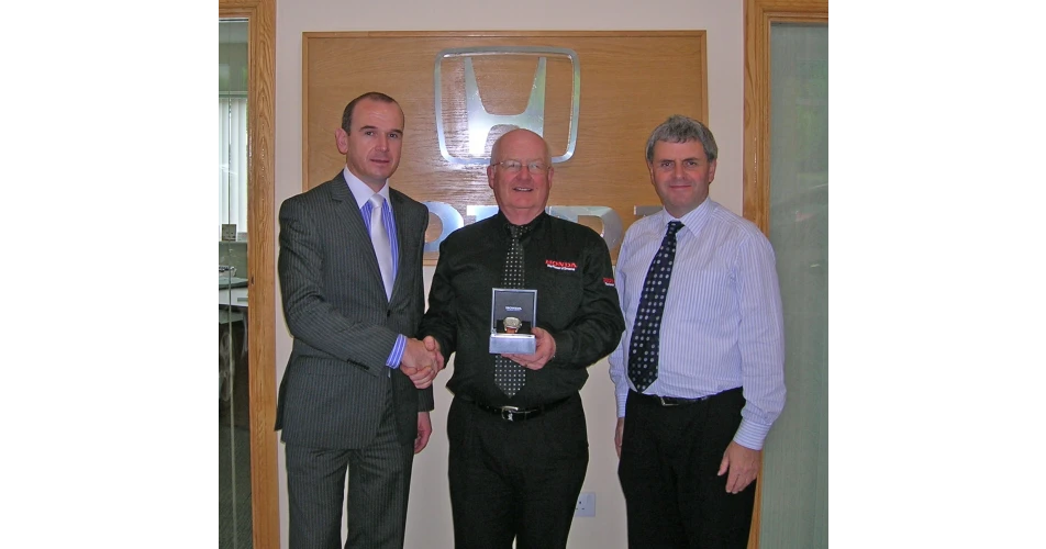 Parts manager retires