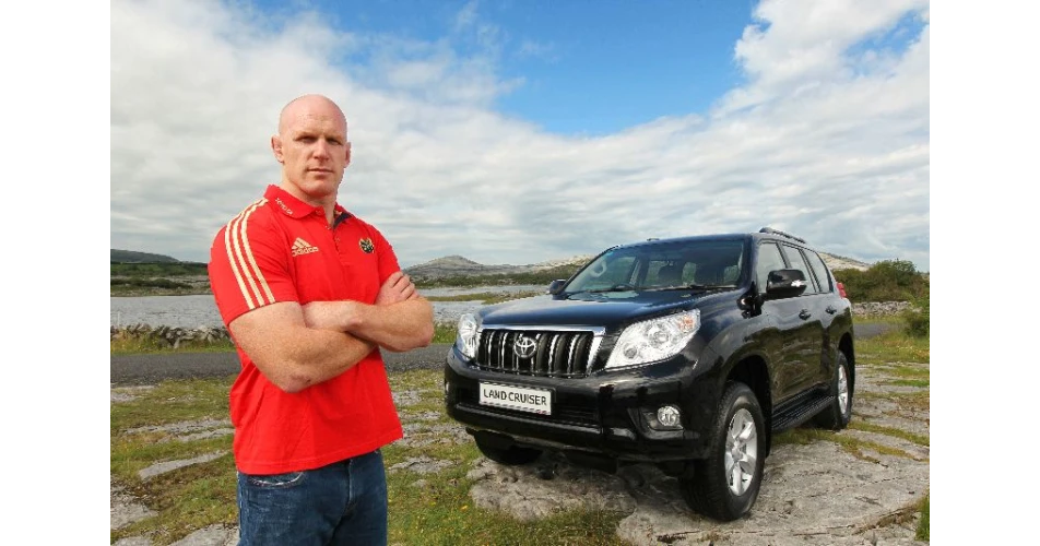 Paul O'Connell drives Toyota Land Cruiser