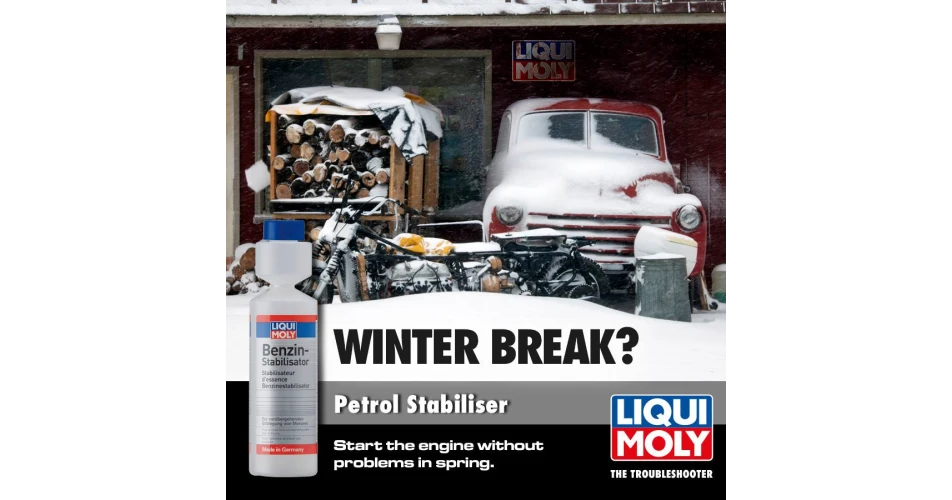 LIQUI-MOLY petrol stabiliser prevents hibernation problems 