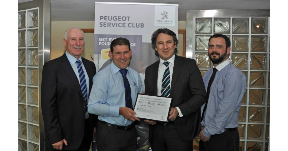 Four Peugeot dealers awarded customer service awards<br />
