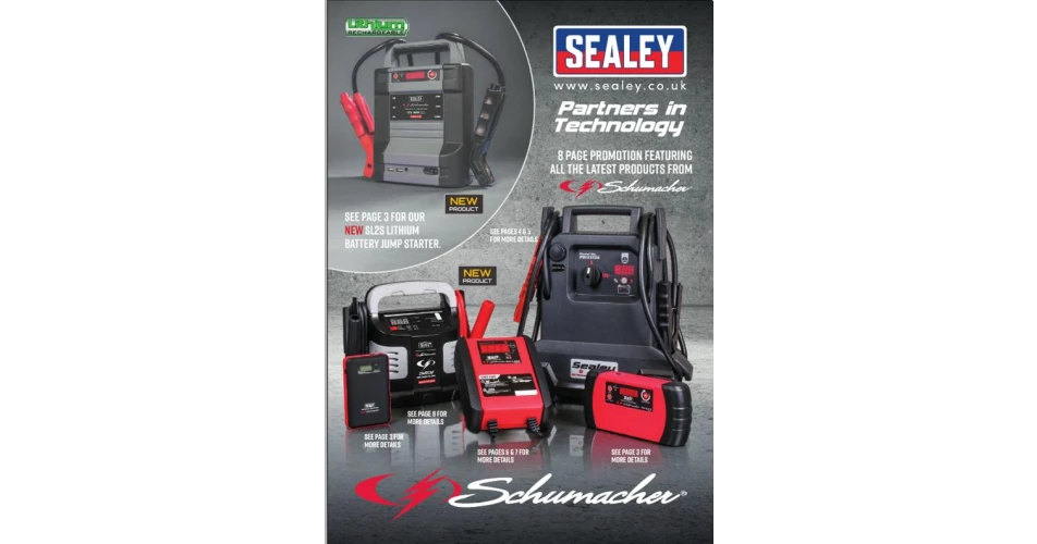 Sealey introduces Schumacher charger promotion