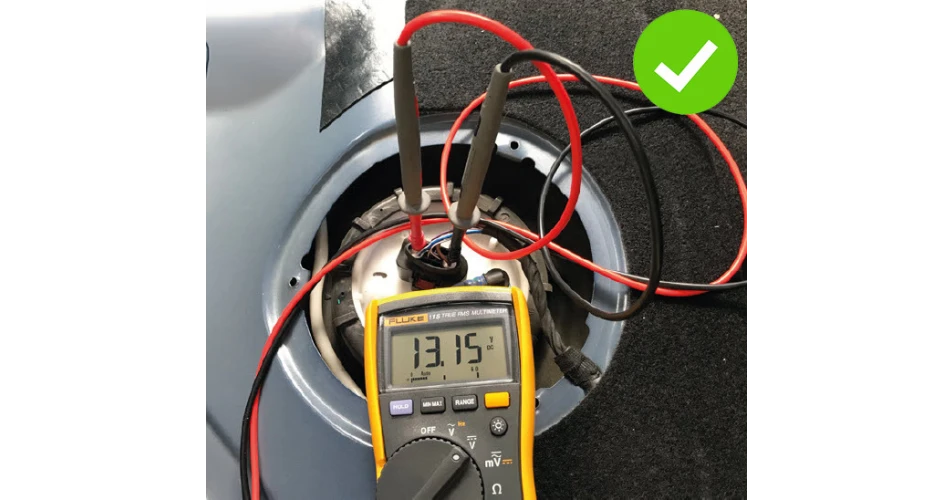 Proper fuel pump diagnosis