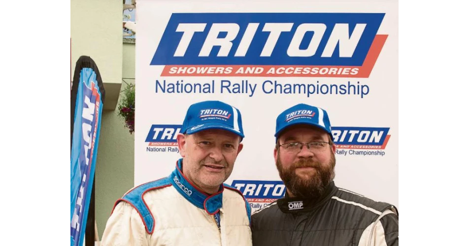 Roy White &amp; James O&#39;Brien win the Triton Showers Irish National Rally Championship