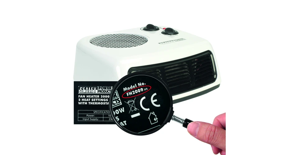 Sealy fan heater FH2009.V2 recall 