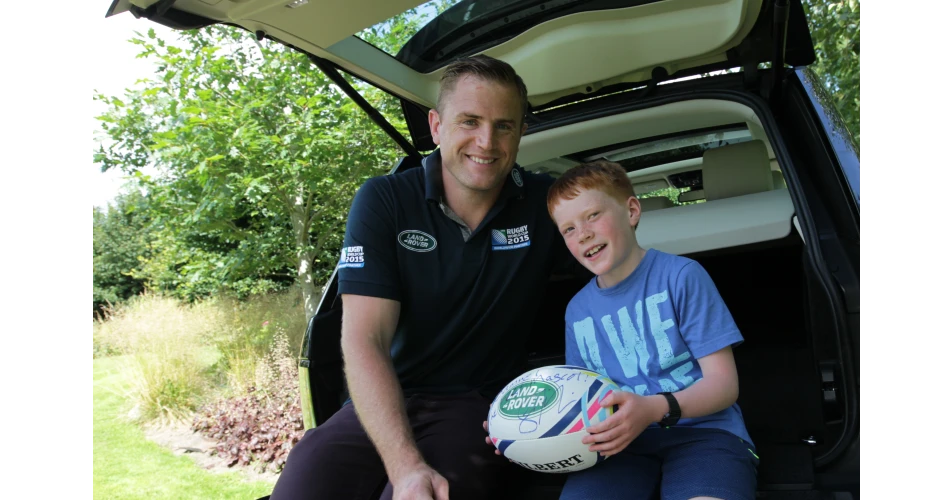 Land Rover send Sean to Rugby World Cup