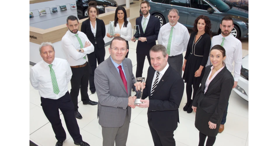 Sheehy Motors scoops &Scaron;KODA Dealer of the Year award&nbsp;