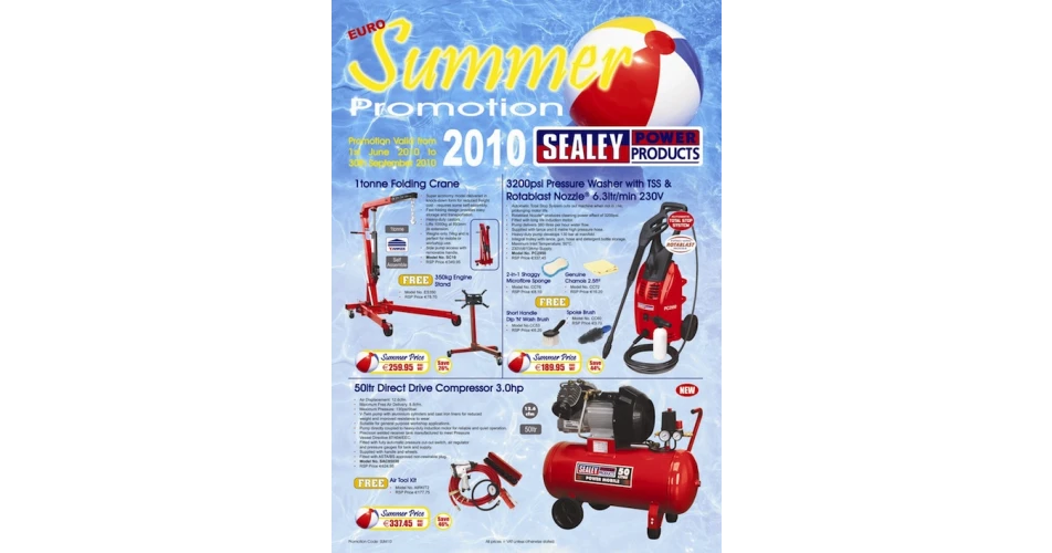 Summer deals from Sealey