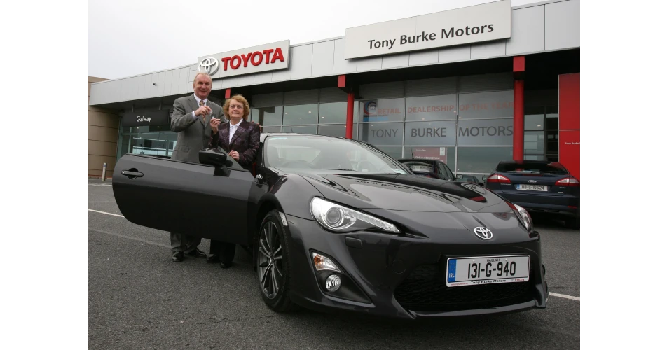 Claregalway woman wins Toyota GT86