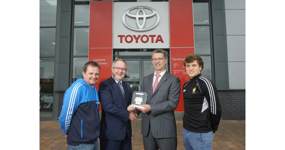 Top Toyota award for Cummins Car Centre, Ennis