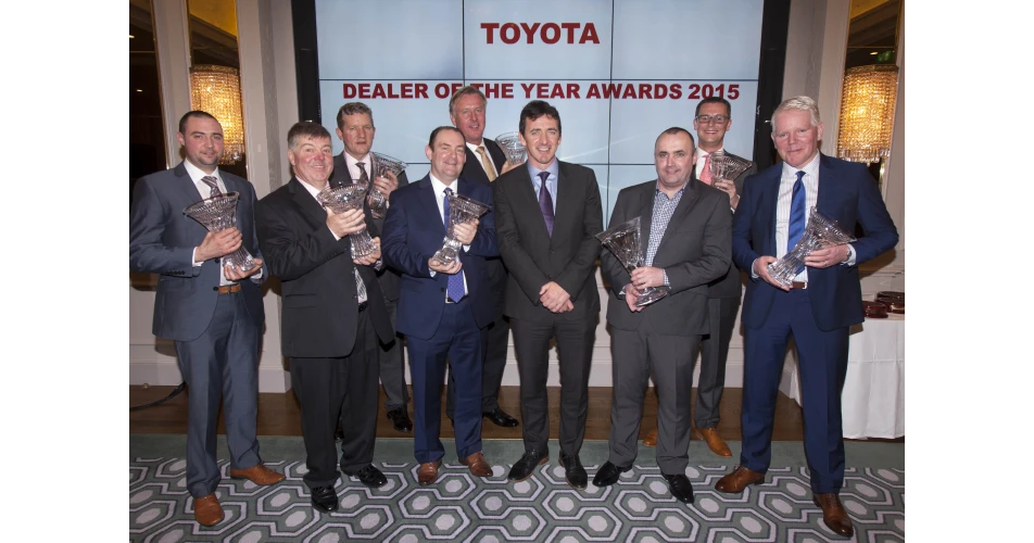 Kelly&#39;s Sales &amp; Service, Letterkenny win Toyota Dealer of the Year award&nbsp;