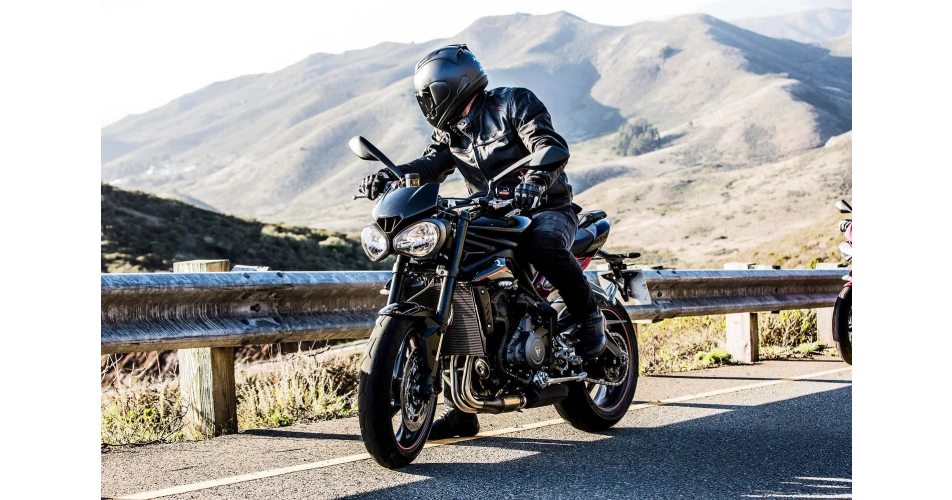 Three new Triumph bikes at the Carole Nash Motorcycle Show