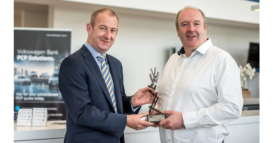 Gold Pin Award for Frank Keane Volkswagen