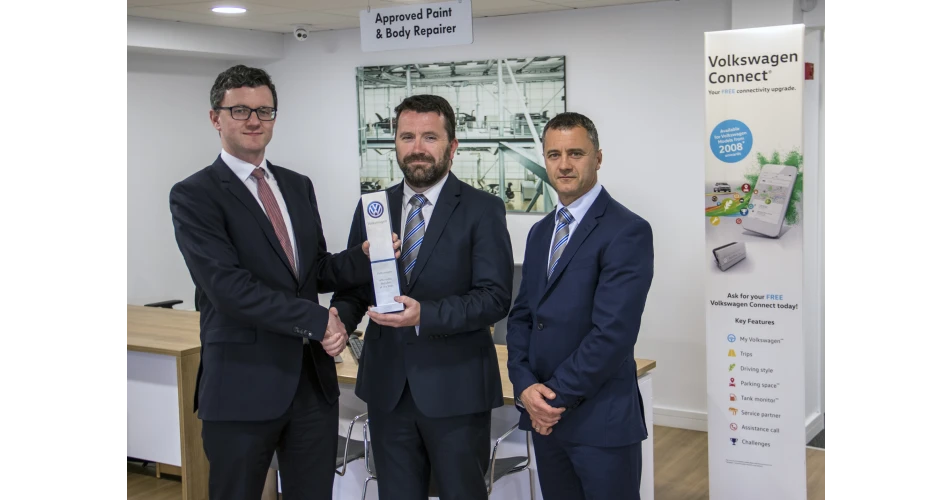 Frank Keane Volkswagen Deansgrange wins Aftersales award&nbsp;